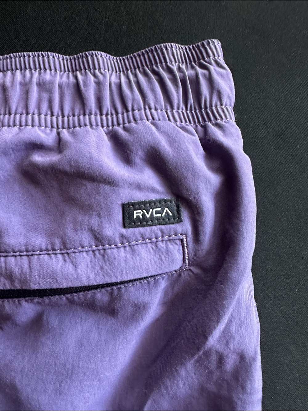 RVCA Lavender Sports Shorts - Picture 2 of 4